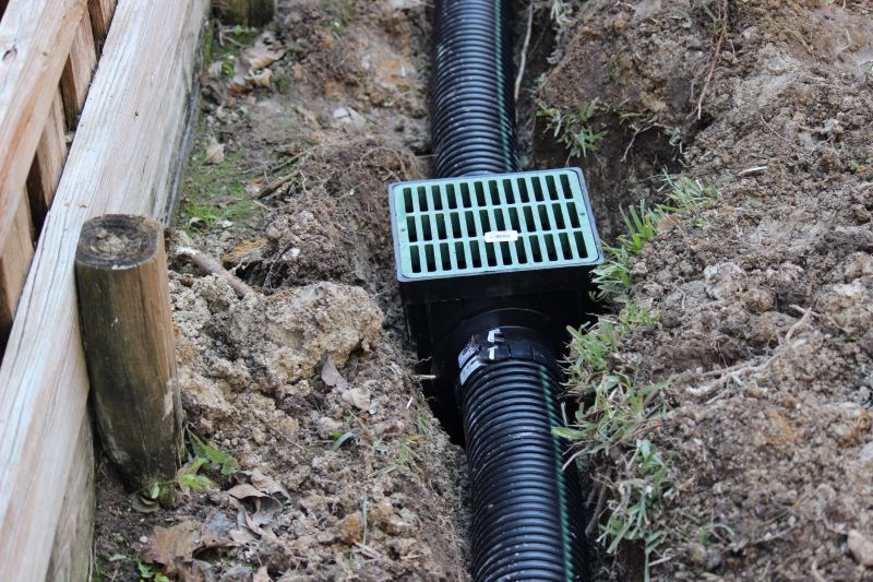 Drain Installation in Progress