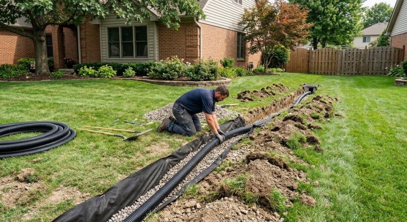 Patio Drain Installation in Birmingham, AL