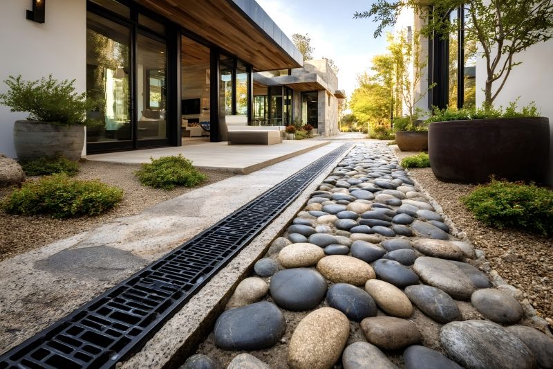 Products For Channel Drain Installations in use